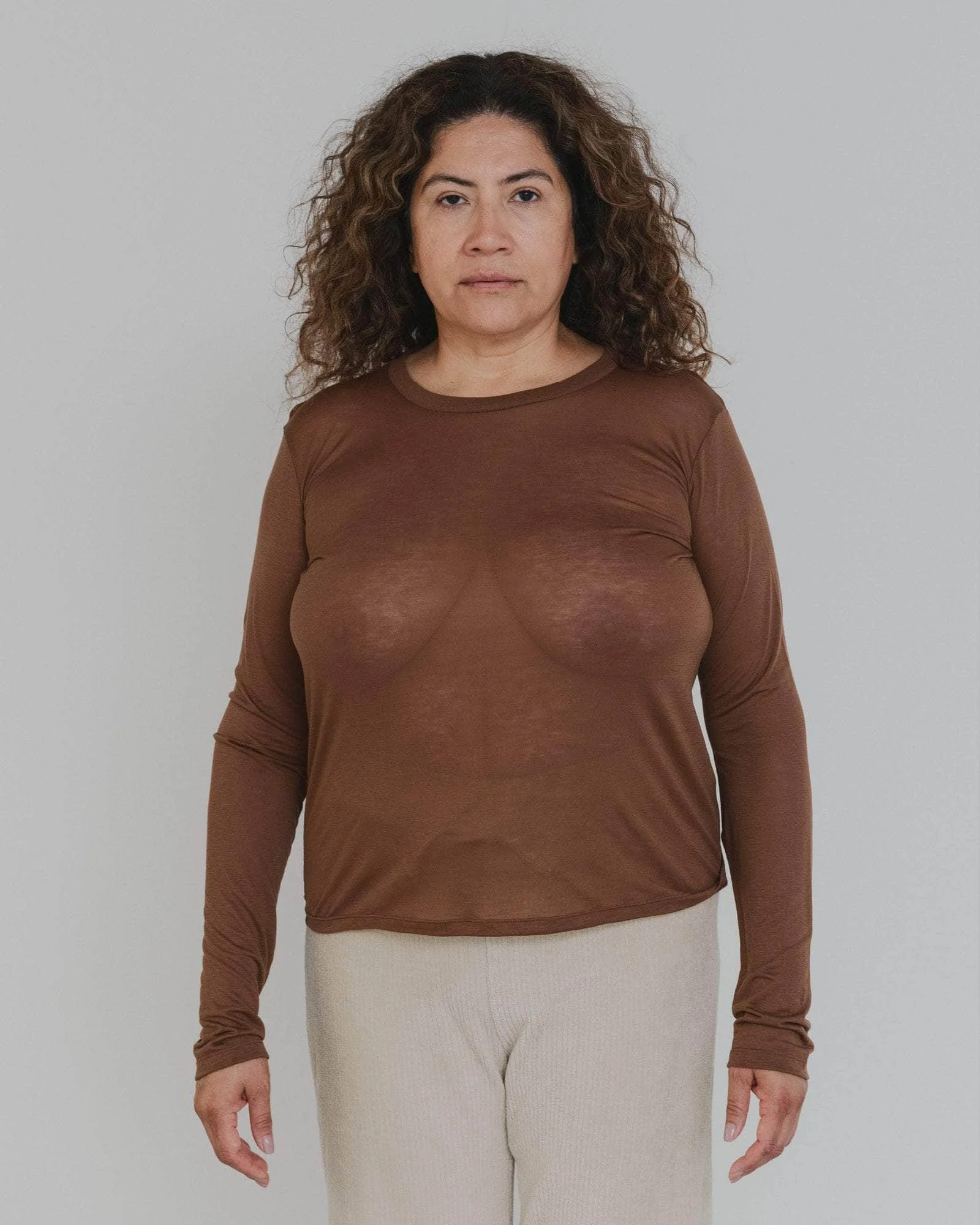 Long Sleeve Tee - Bamboo Lyocell - 1