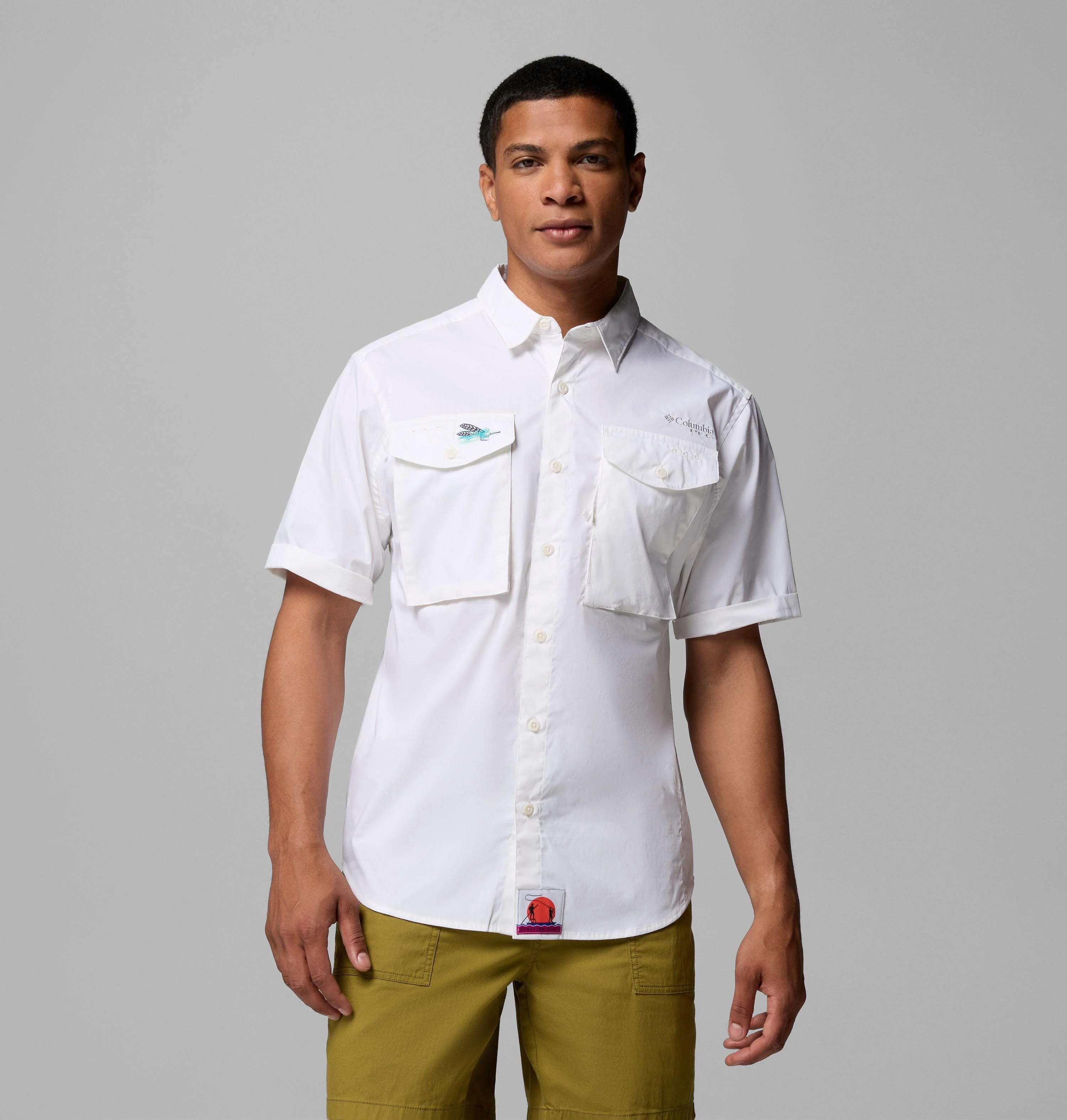 Men's PFG Bonefish Flats Short Sleeve Shirt - 1