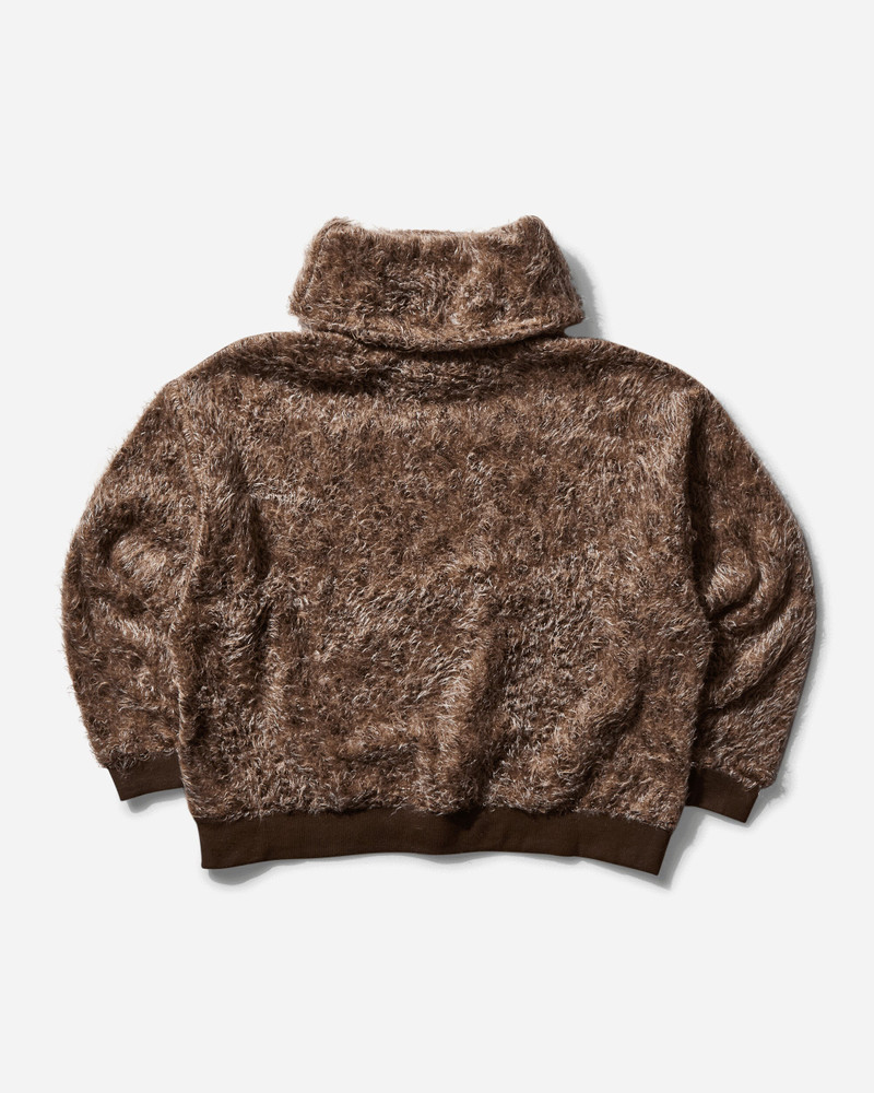 Hysteric Glamour Women's Varsity Logo Turtleneck Sweater Beige outlook