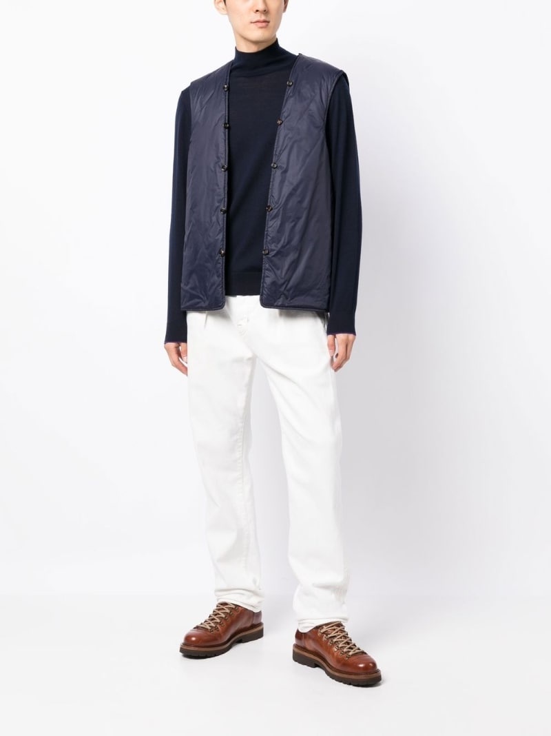 patch-pocket wool shirt jacket - 6