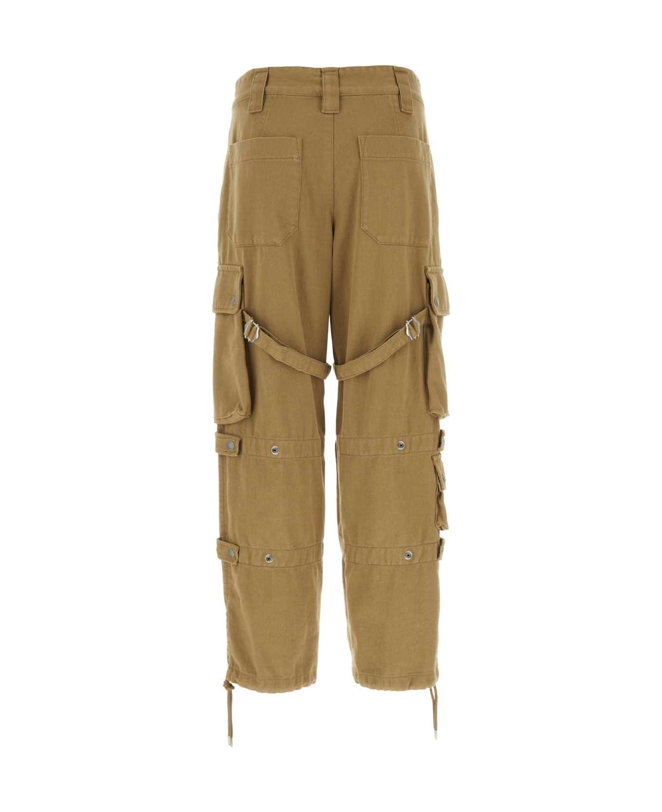 Brown Cotton Eusebio Cargo Pant - 2