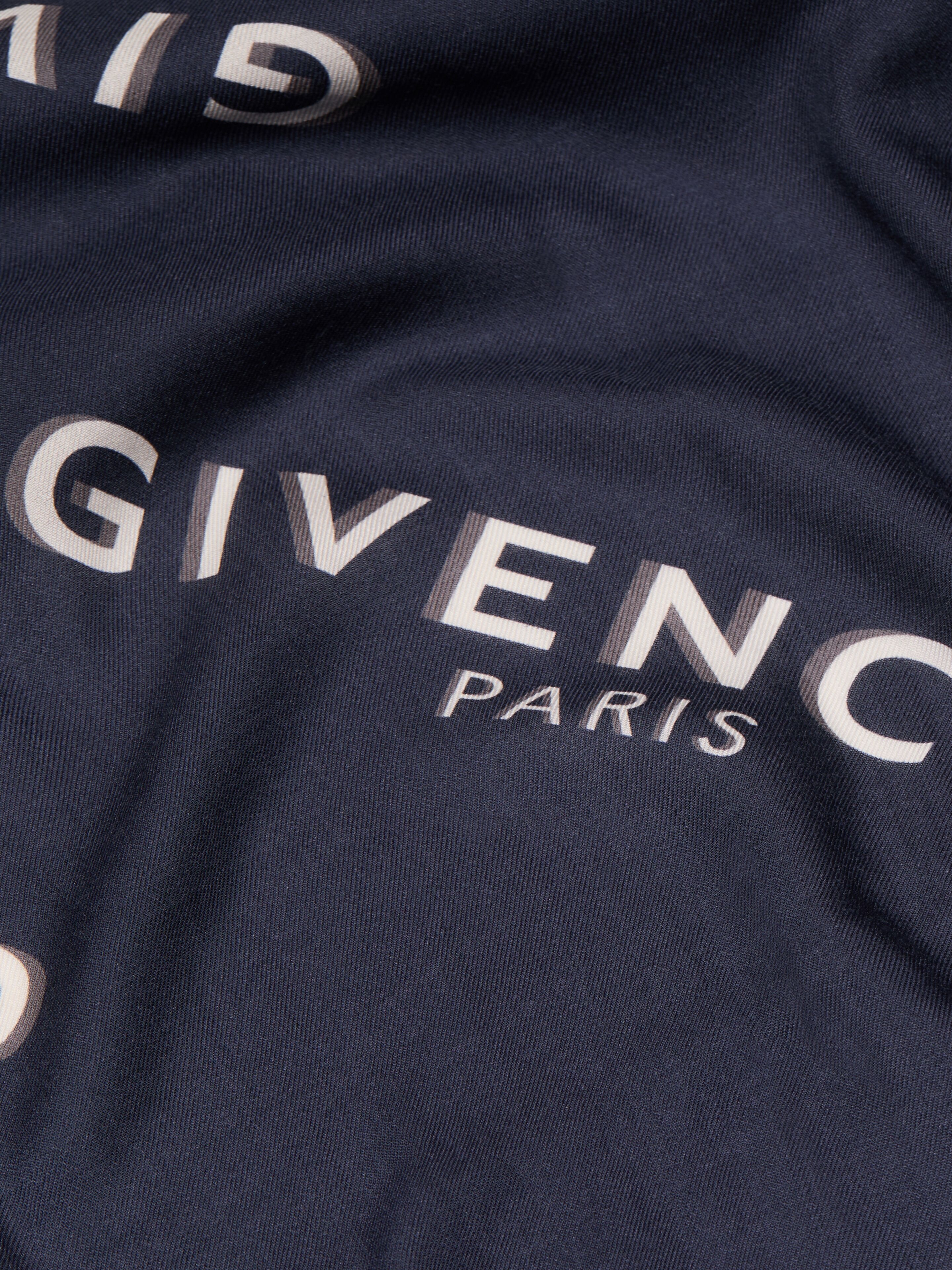 GIVENCHY SHADOW STOLE IN WOOL AND SILK - 3