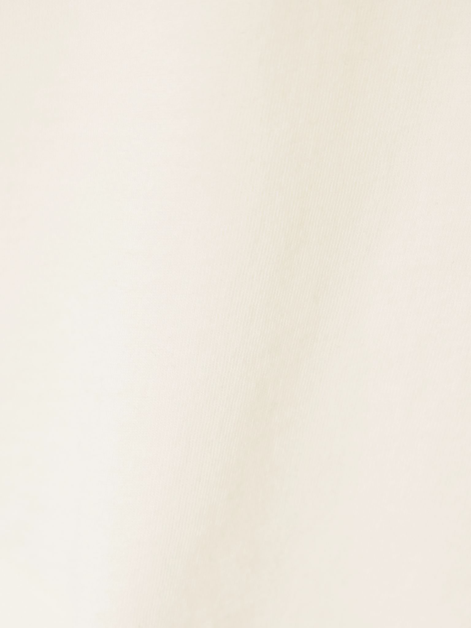Short Sleeve Baby Tee cropped cotton and modal-blend jersey T-shirt Ivory - 4