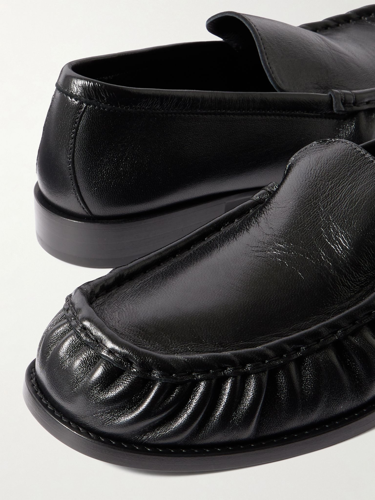 Leather loafers Black - 4
