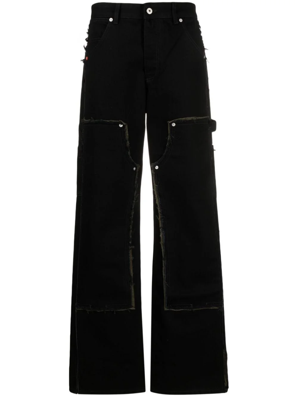 Rebuilt wide-leg carpenter jeans - 1