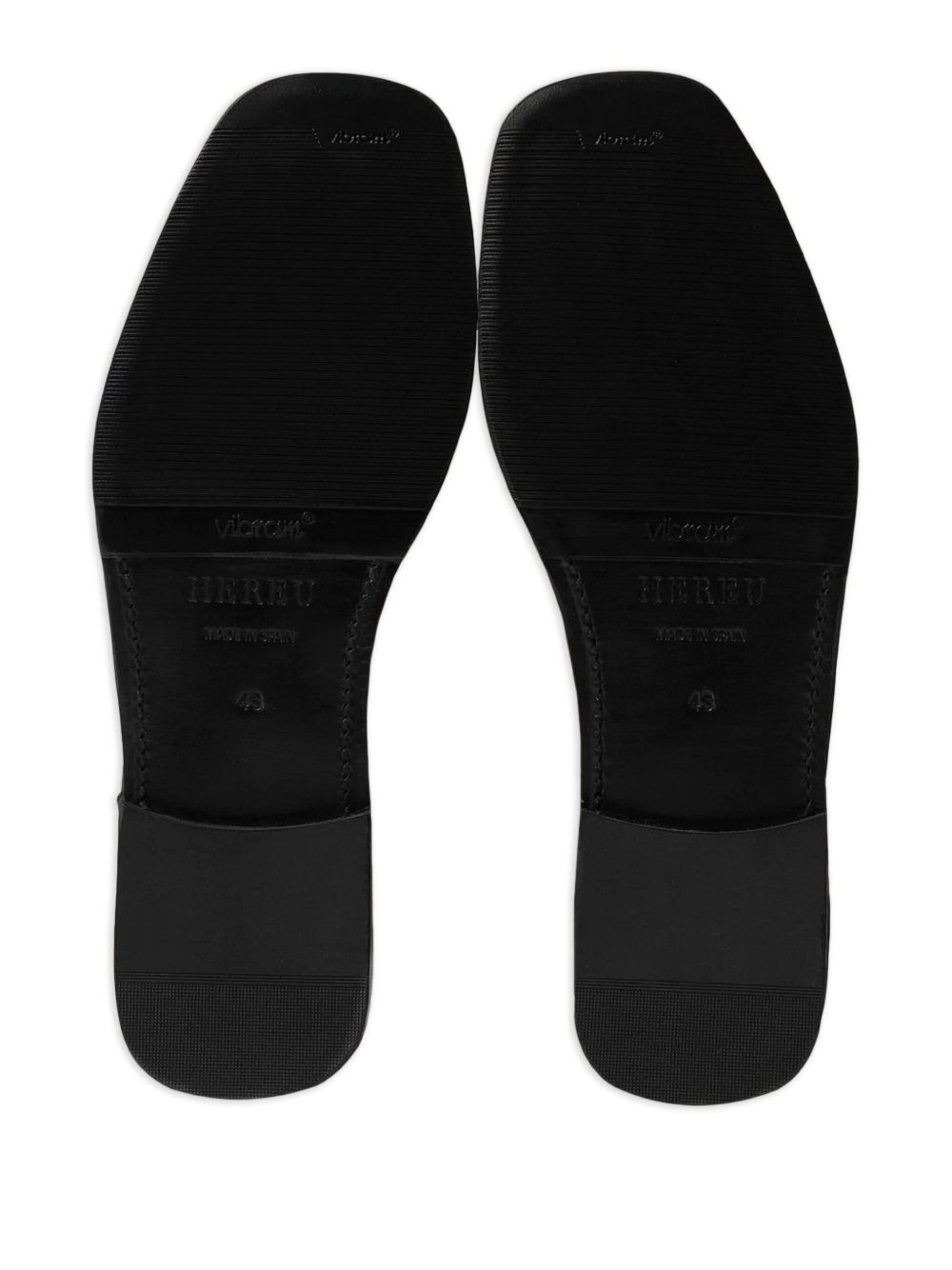 fringes leather loafers - 4