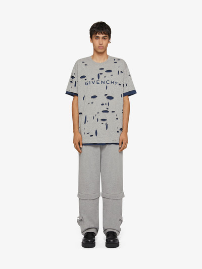 Givenchy GIVENCHY OVERSIZED T-SHIRT IN DESTROYED COTTON outlook