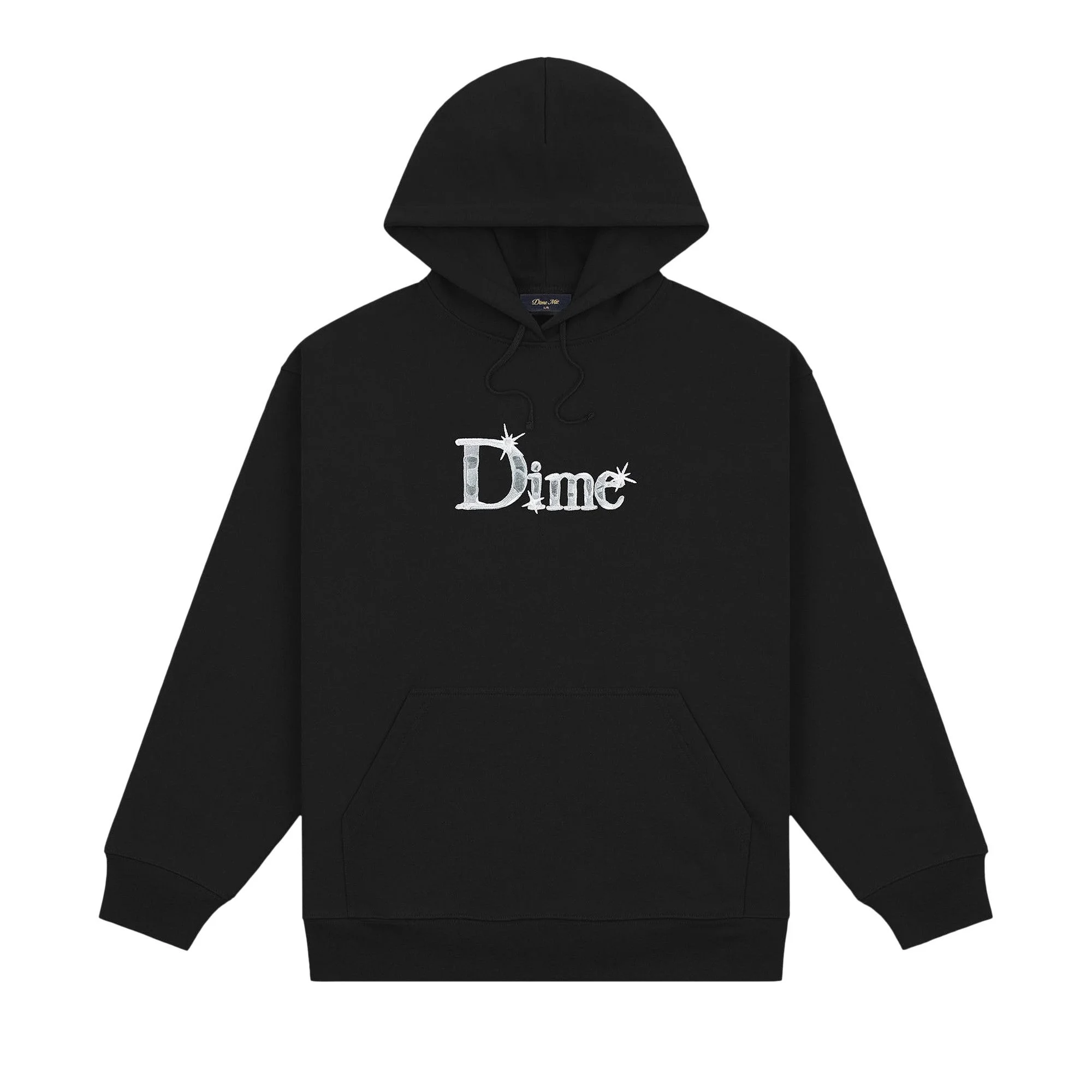Dime Classic Shiny Hoodie 'Black' - 1