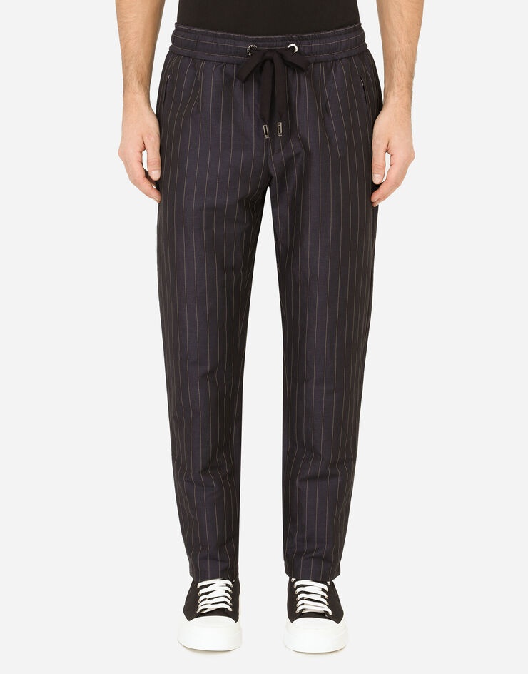 Pinstripe jogging pants - 1