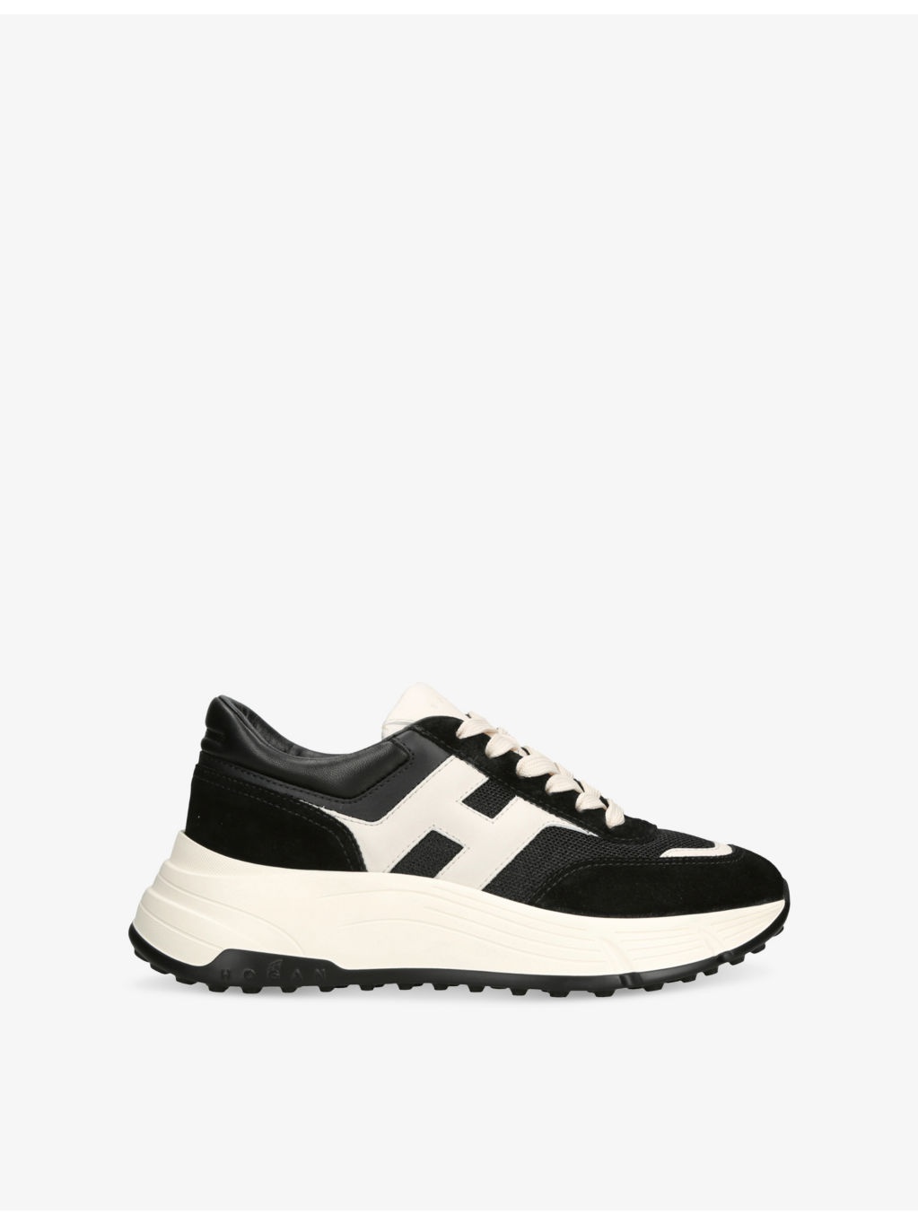 Allacciato H 669 Suede and Leather Low-Top Trainers - 1