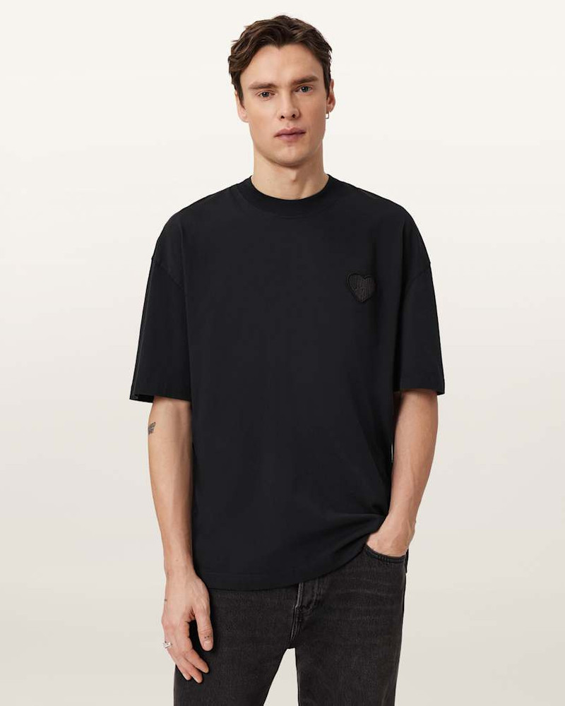 ALLSAINTS LOVER SHORT SLEEVE OVERSIZED T-SHIRT outlook