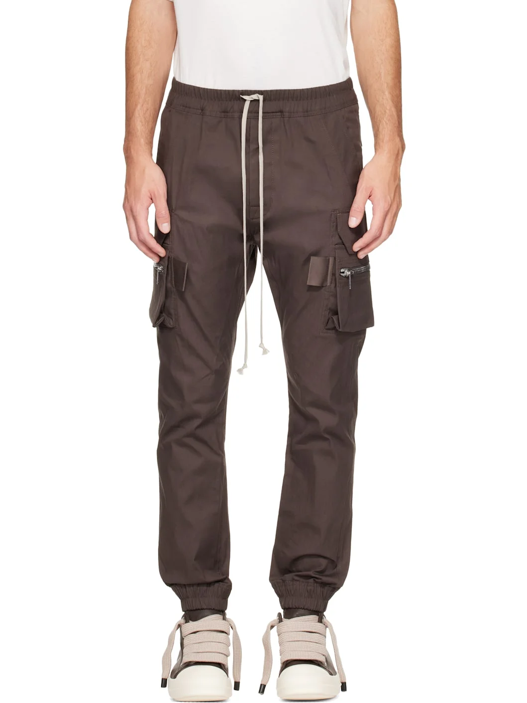 Brown Tower Heavy Cotton Poplin Mastodon Cargo Pants - 1