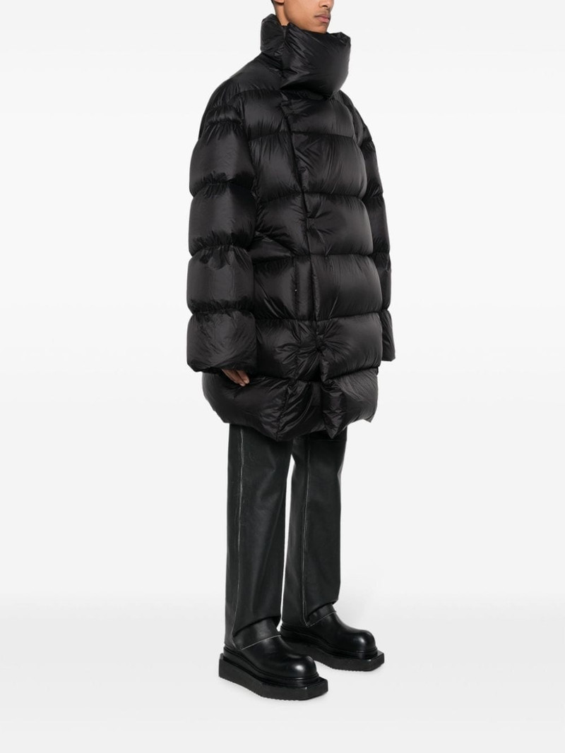 funnel-neck quilted down coat 3