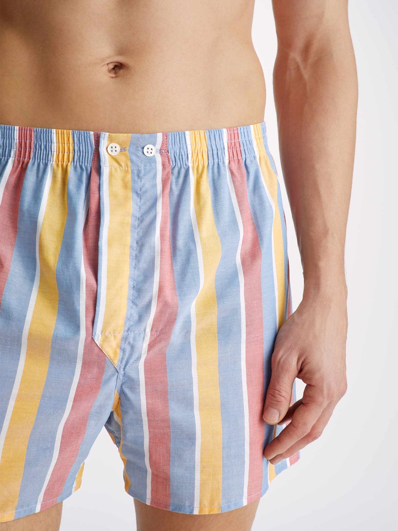 Men's Classic Fit Boxers Amalfi 19 Cotton Batiste Multi - 5