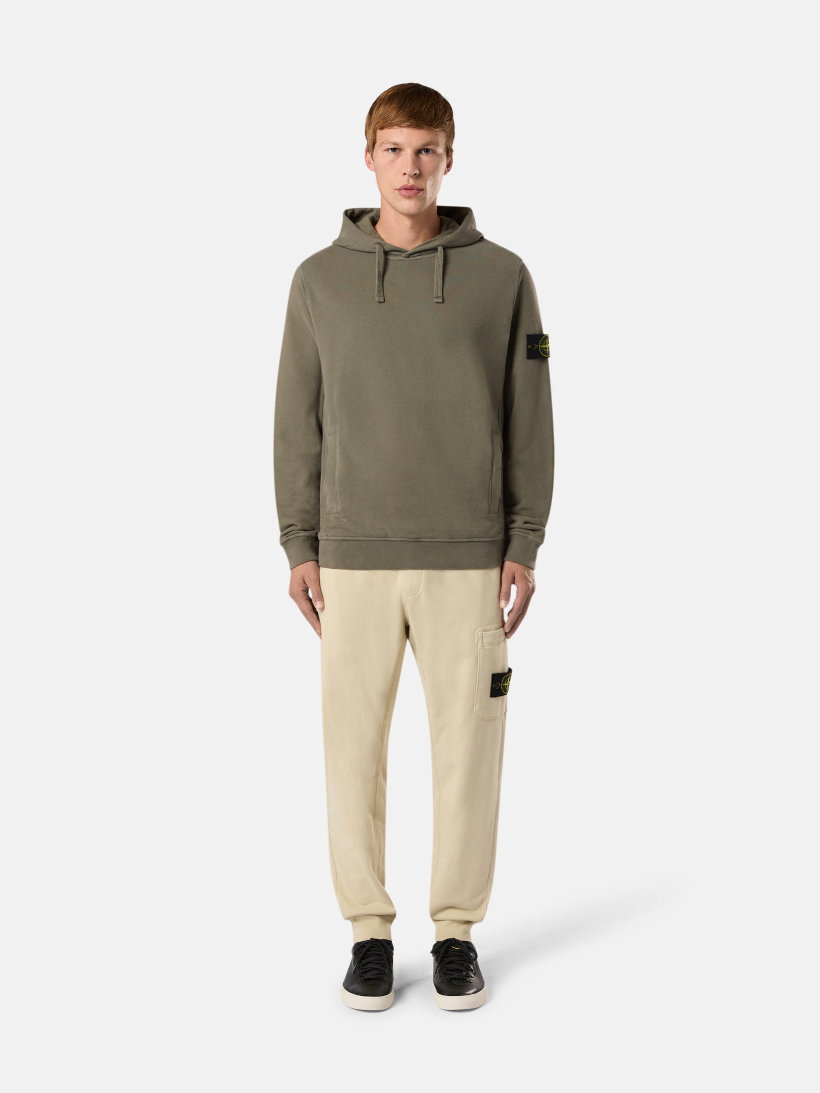 STONE ｜HOODIES/ZIP-UPS (60820 Brushed Cotton Flee Stone Island 60820 BRUSHED ORGANIC COTTON FLEECE | REVERSIBLE