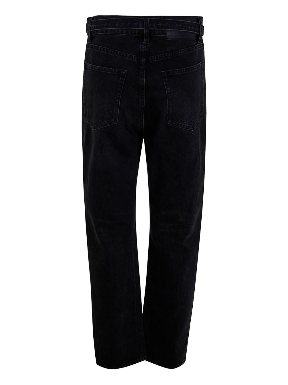 belted straight jeans - 2
