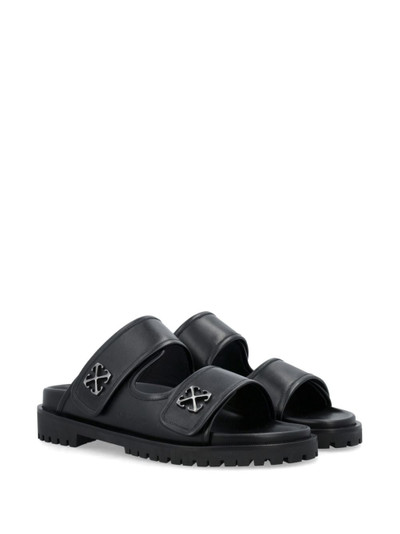 Off-White Arrows-motif leather sandals outlook