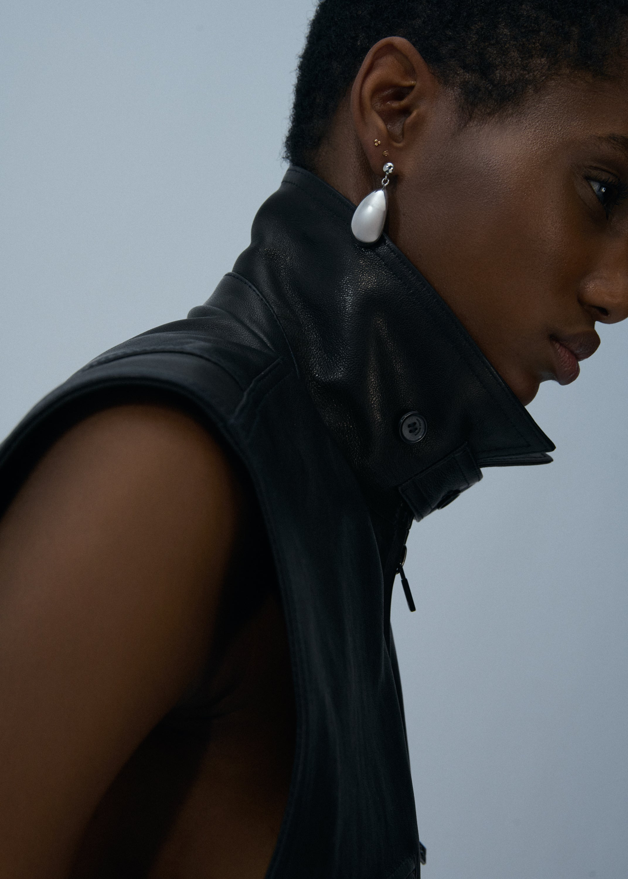 Classic teardrop earrings in silver - 2