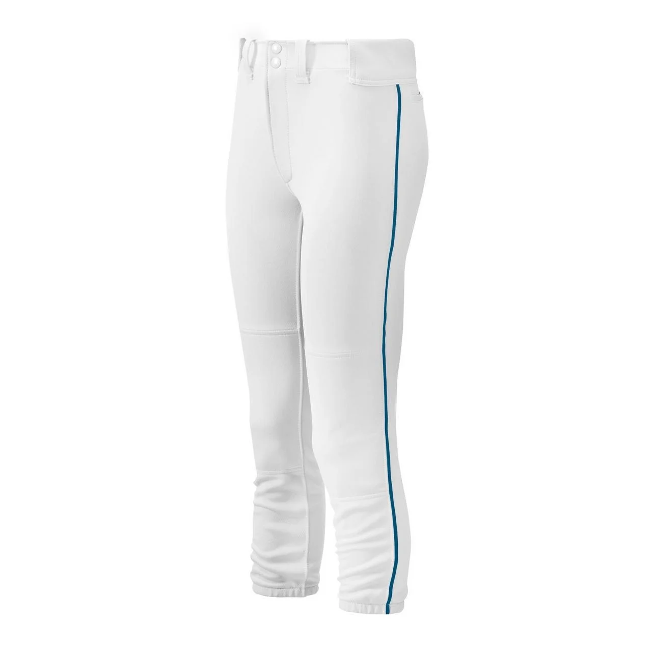 Youth Girl's Belted Piped Softball Pant - 1