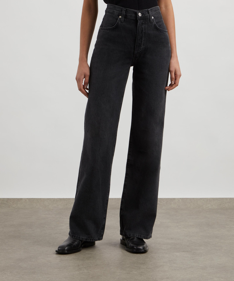 Citizens of Humanity Annina High Rise Wide Leg 33” Jeans in Prophecy outlook
