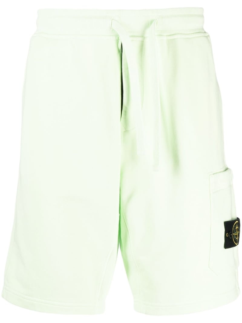 logo-patch track shorts - 1