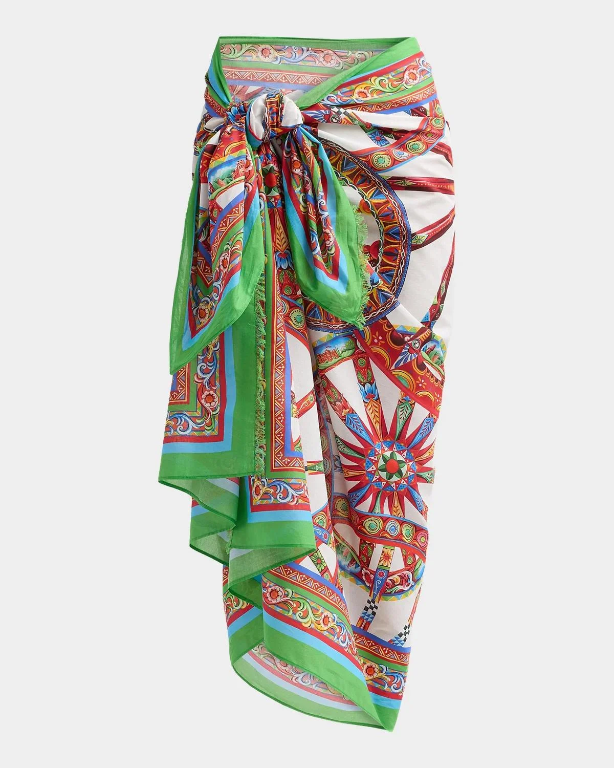 St. Majolica Cotton Sarong - 1