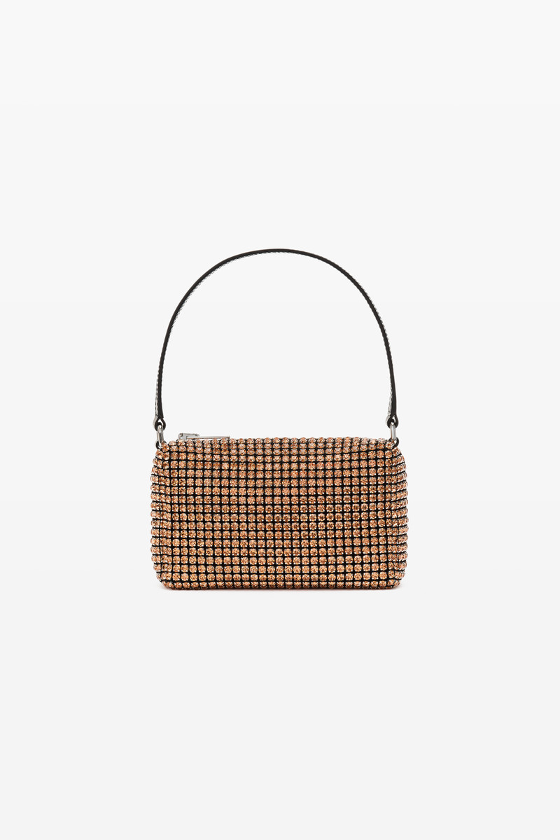 HEIRESS MEDIUM POUCH IN CRYSTAL MESH 1