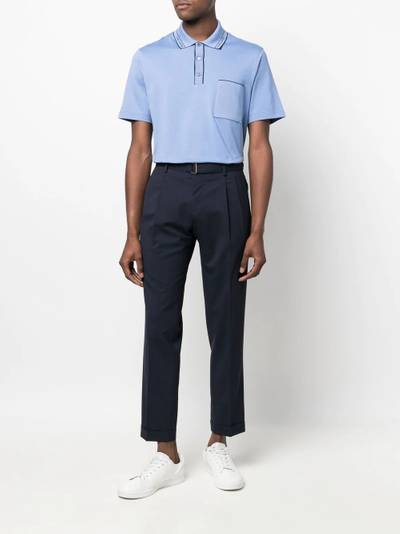 Salvatore Ferragamo logo-trimmed polo shirt outlook