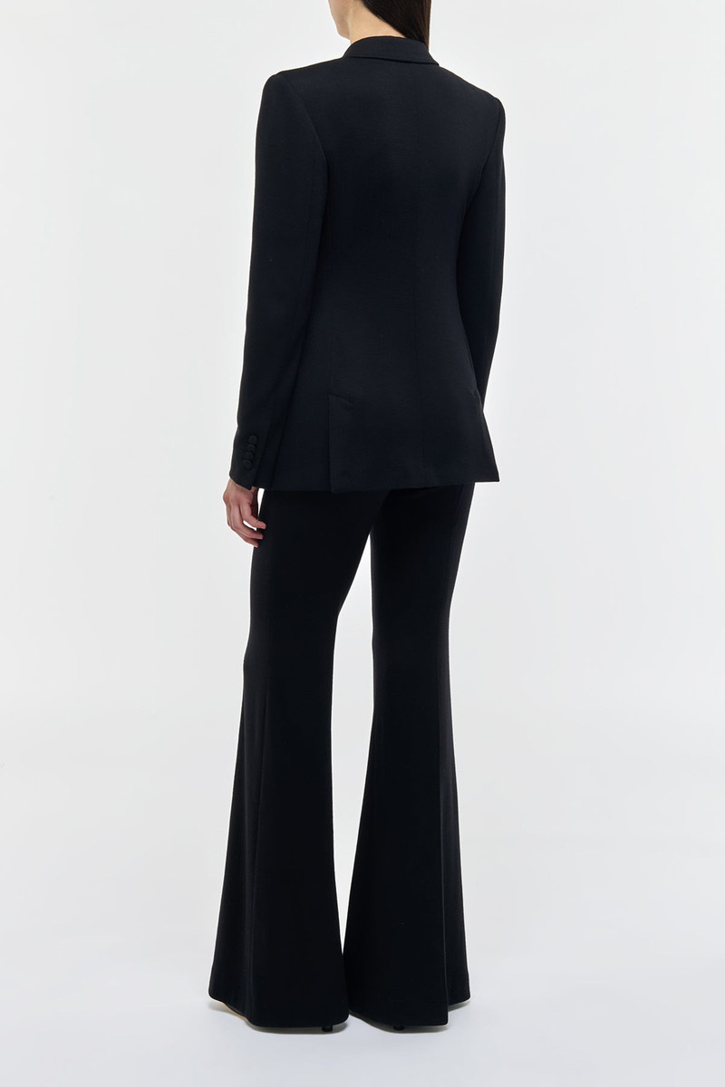 Rhein Flare Pant in Black Cashmere Jersey 4