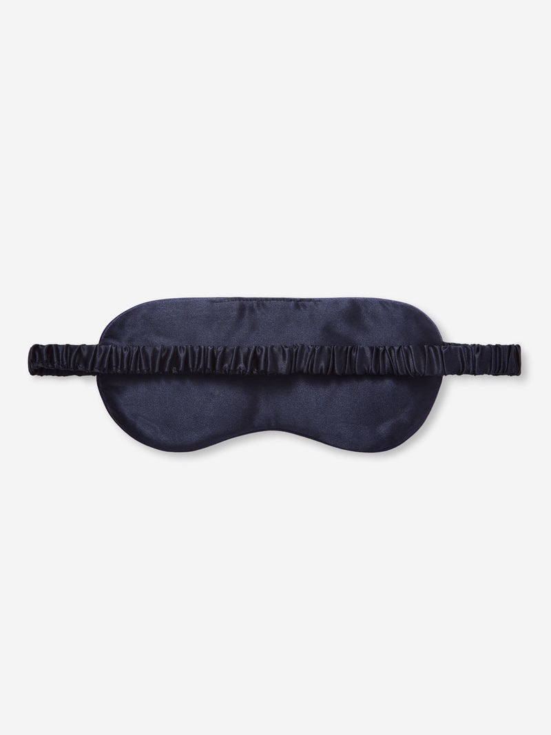 Eye Mask Verona 59 Silk Jacquard Navy - 8