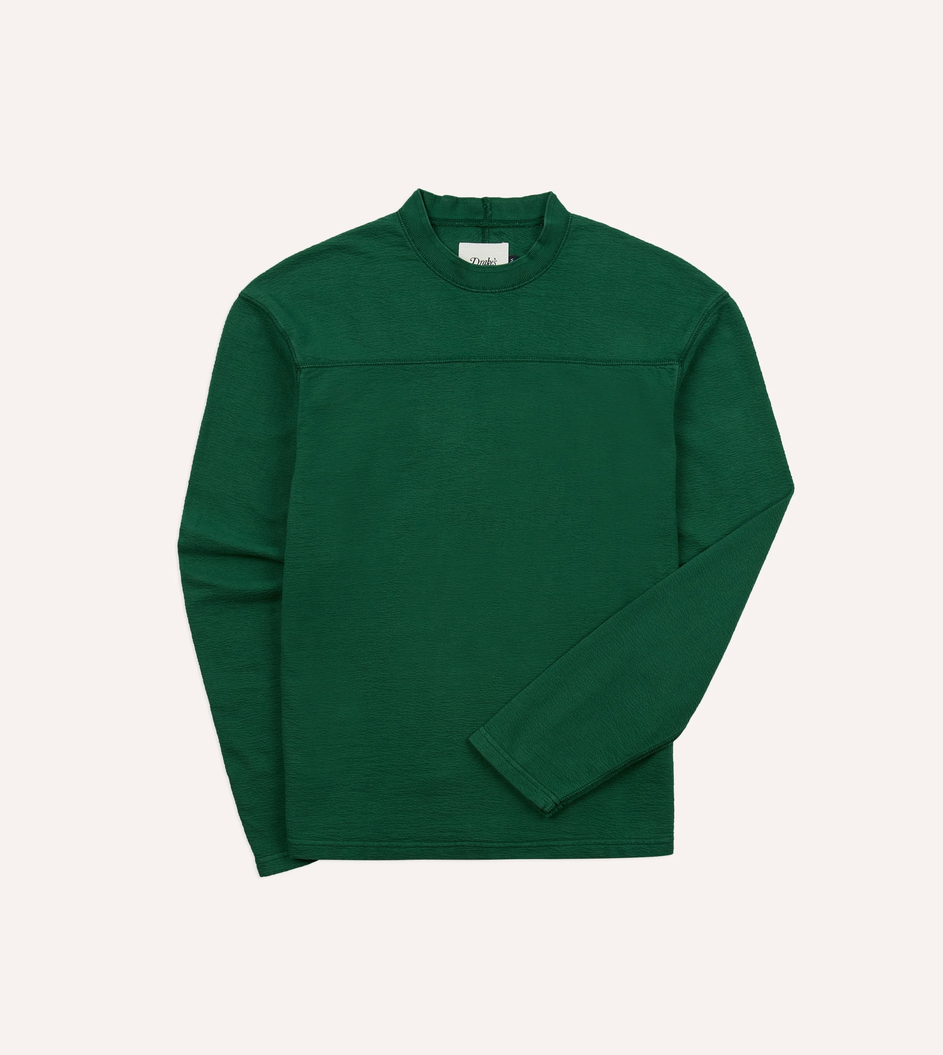 Green ’77’ Appliqué Panelled Cotton Training T-Shirt - 1