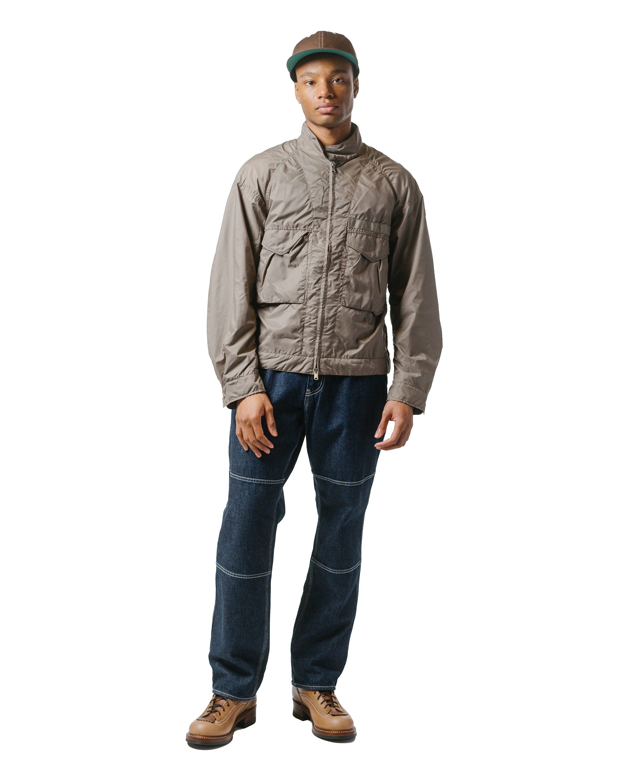 Trooper Short Jacket Poly Taffeta Gore-Tex Windstopper Khaki - 4