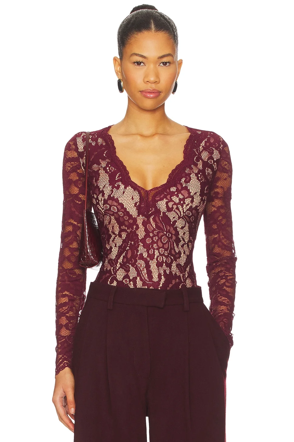 Alessia Lace Bodysuit - 1