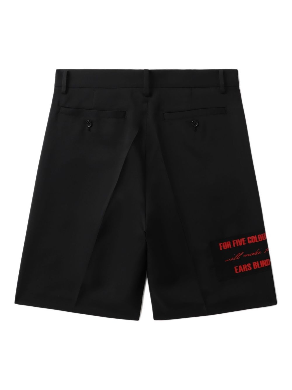 pressed-crease shorts - 6