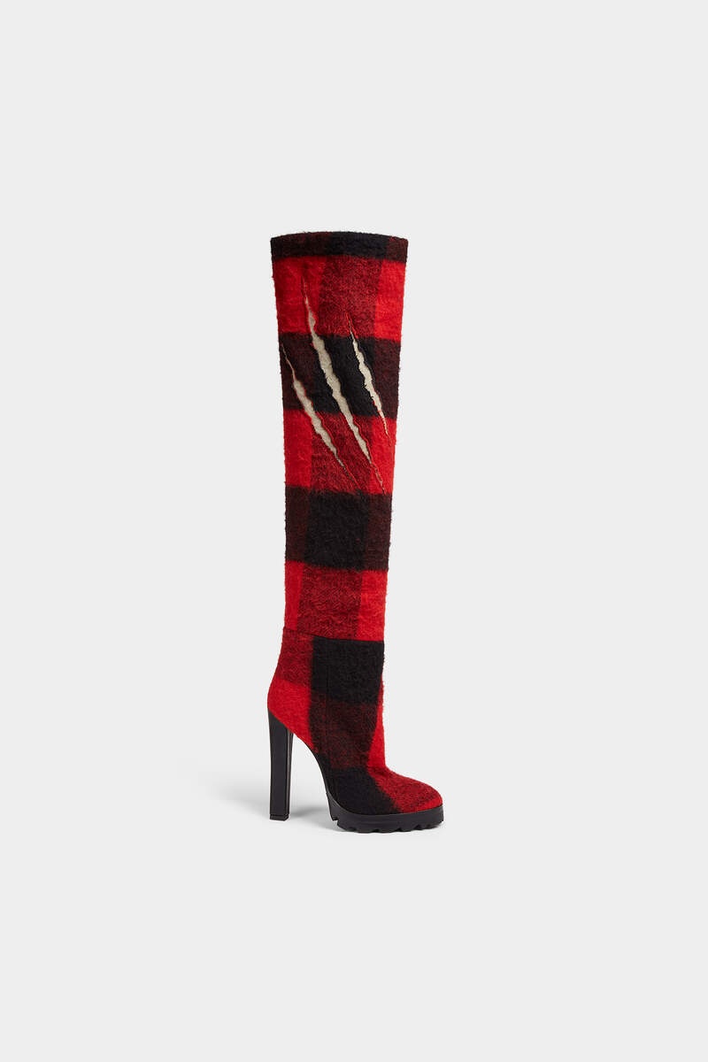 CANADIAN HIKING HEELED LONG BOOTS - 1