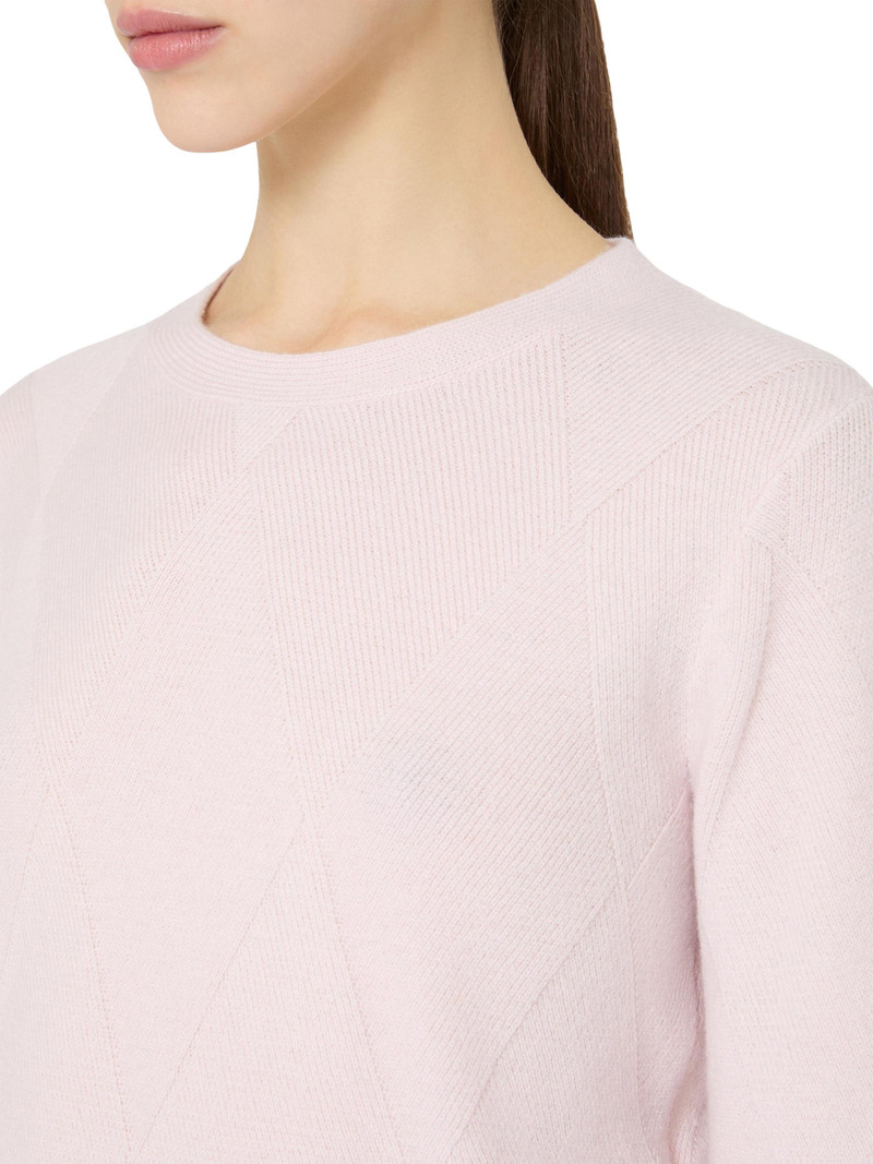 Women's Cashmere Yarn Sweater - Pink 5