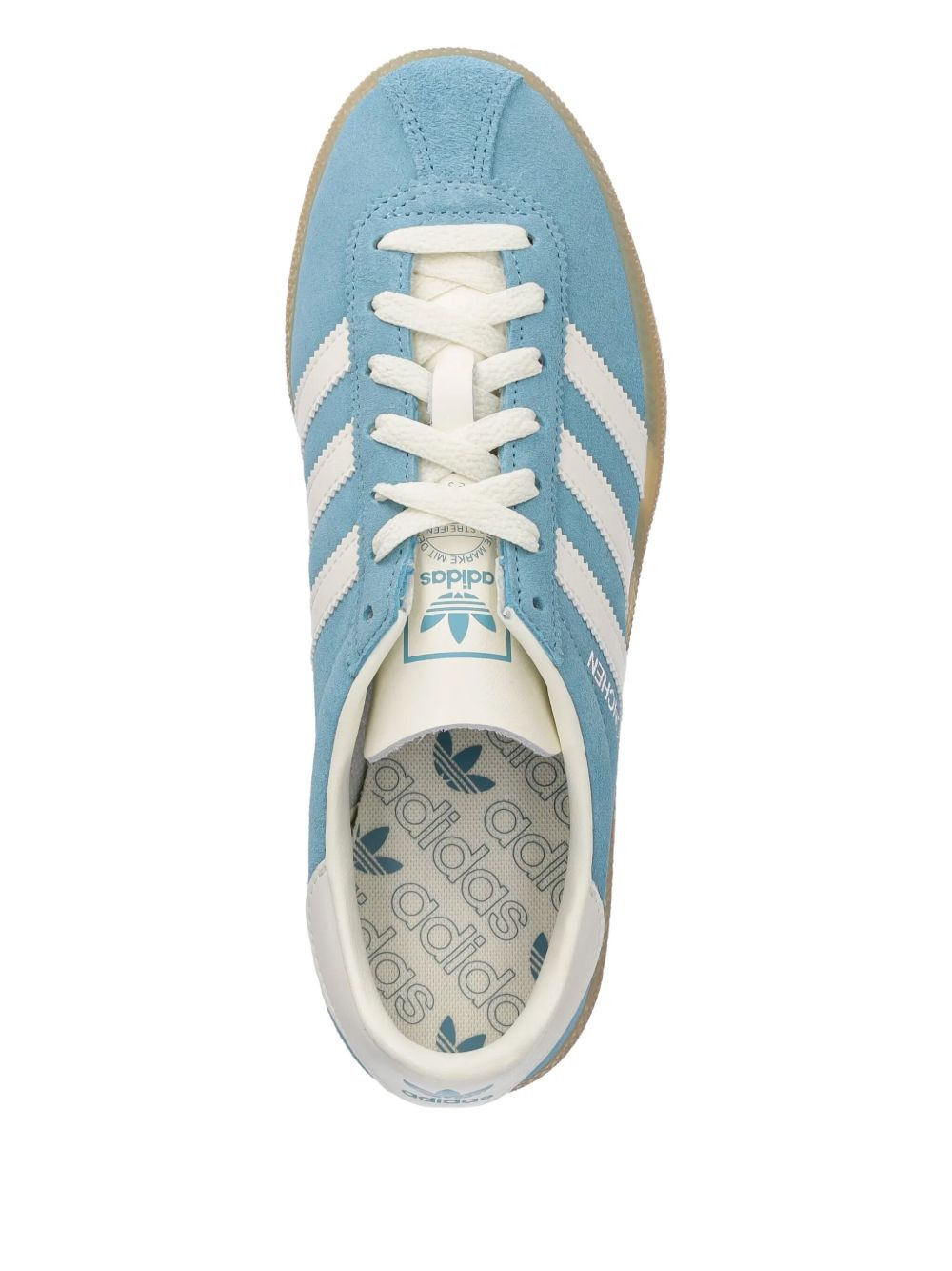 Muenchen three-stripe suede sneakers - 3