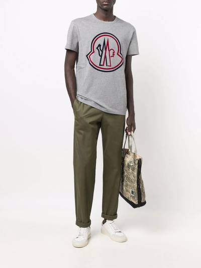 Moncler debossed-logo short-sleeve T-shirt outlook