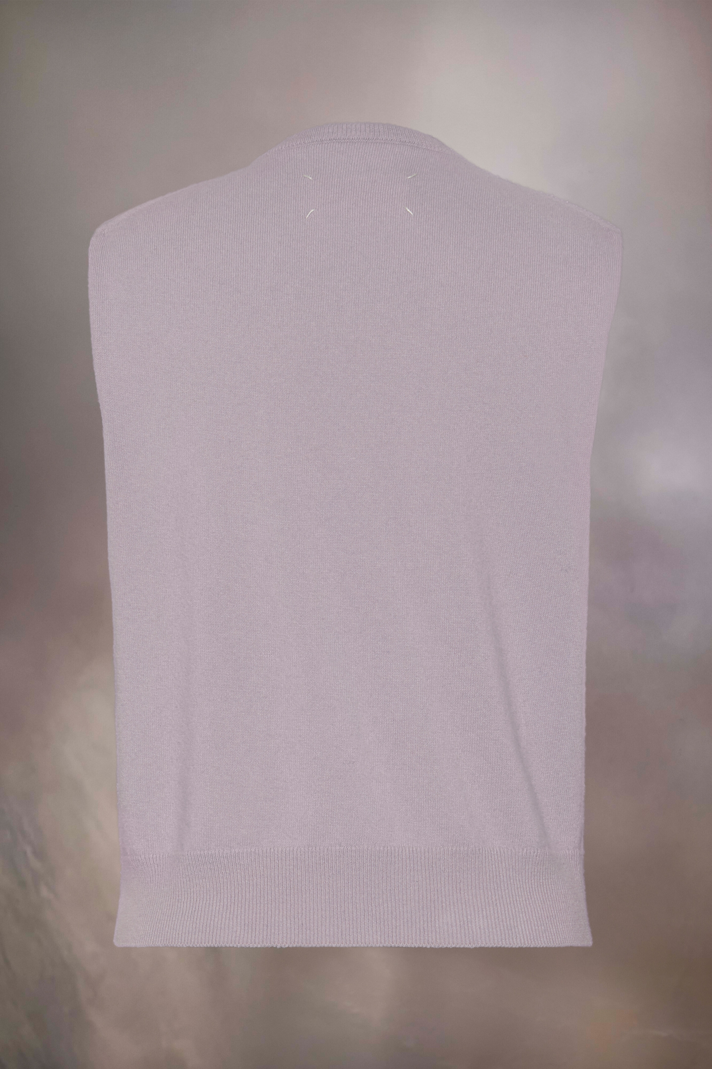 Wool V-neck Gilet - 2