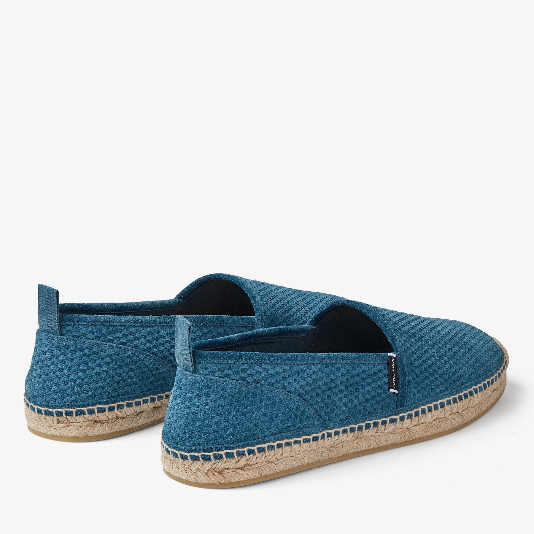 Egon
Prussian Woven Embossed Suede Espadrilles - 4