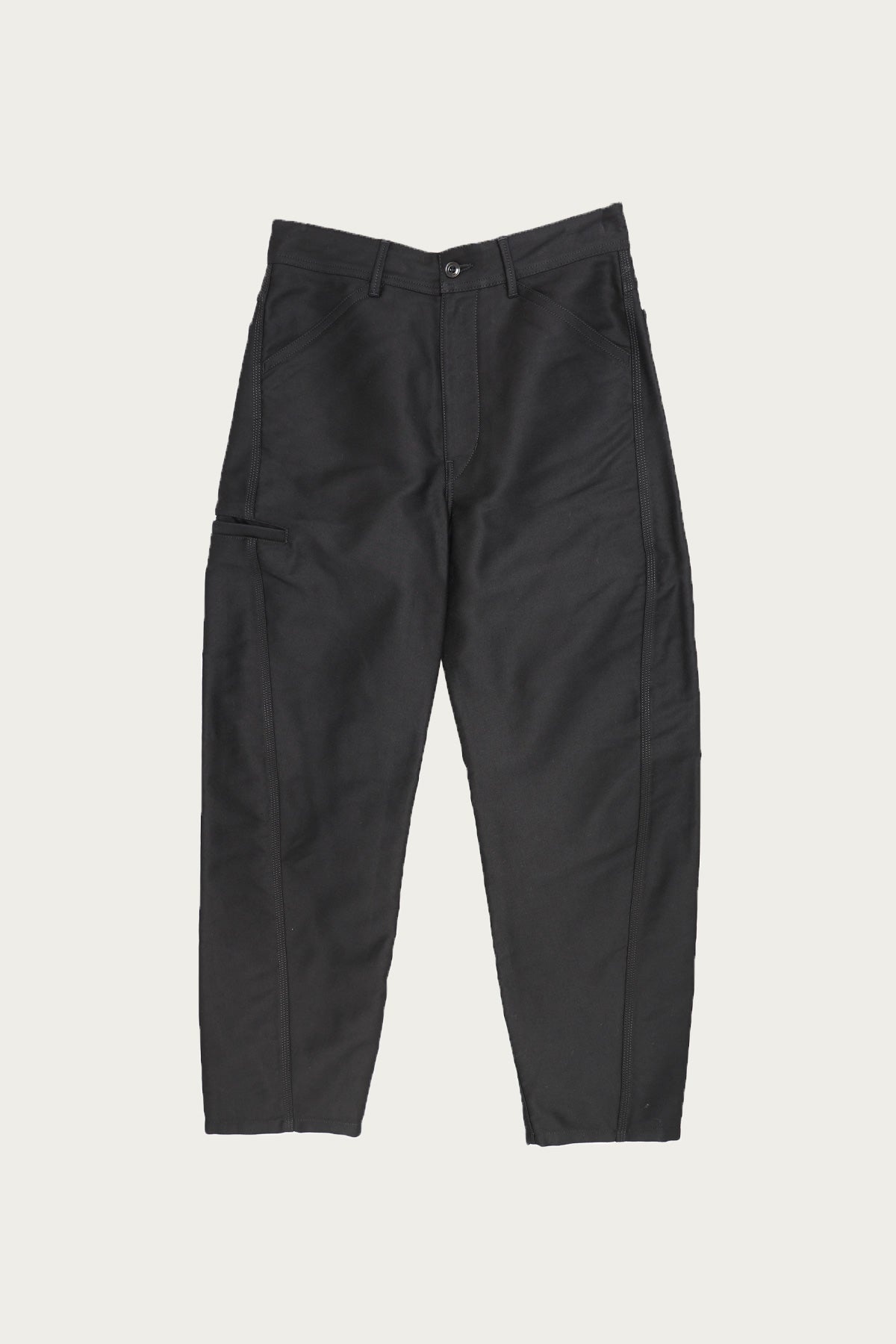 Twisted Workwear Pants - Black - 1