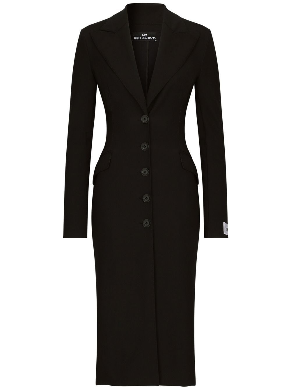 KIM DOLCE&GABBANA tailored single-breasted trench coat - 1