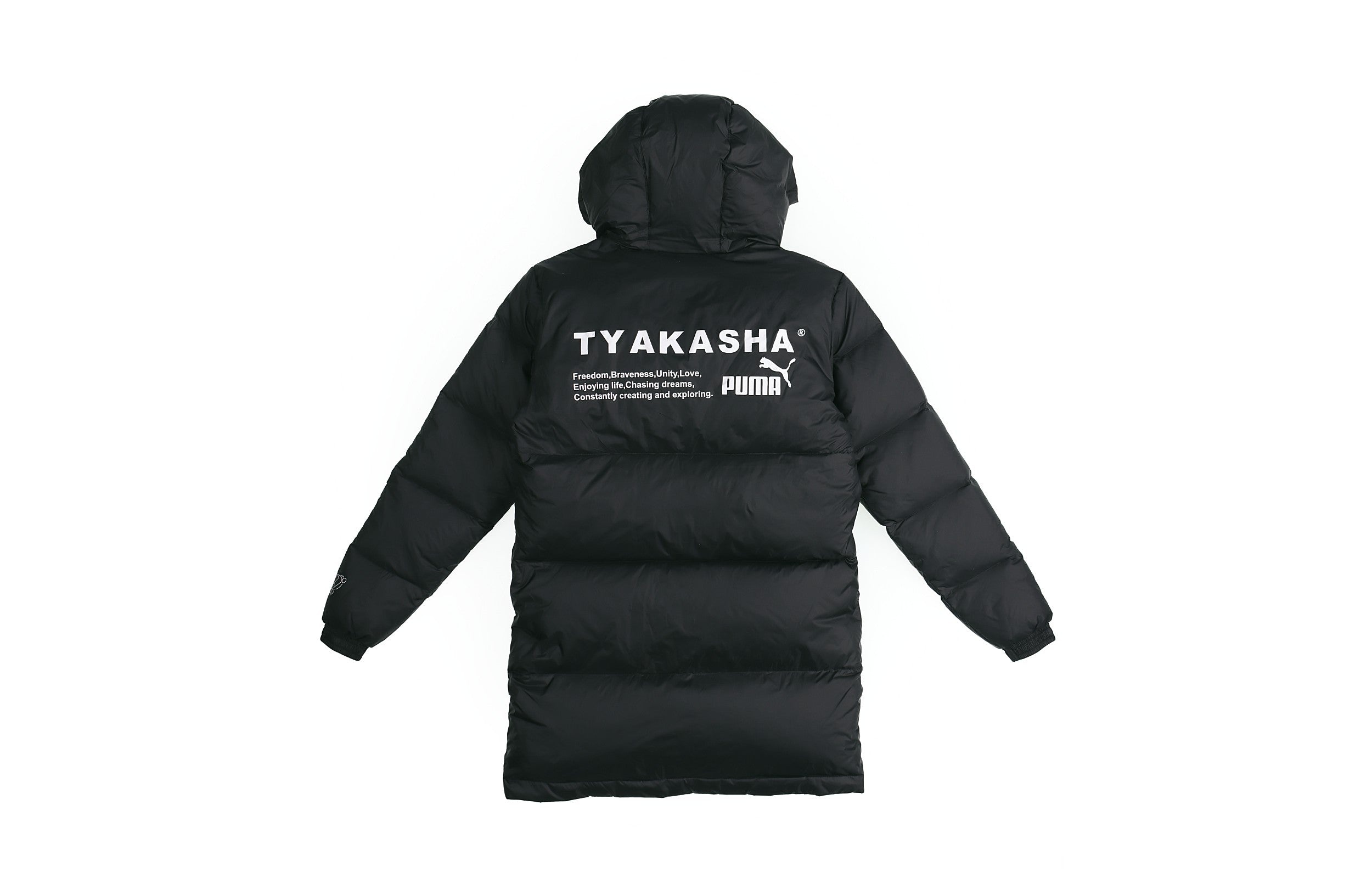 PUMA x Tyakasha Down Parka 'Black White' 595561-01 - 2