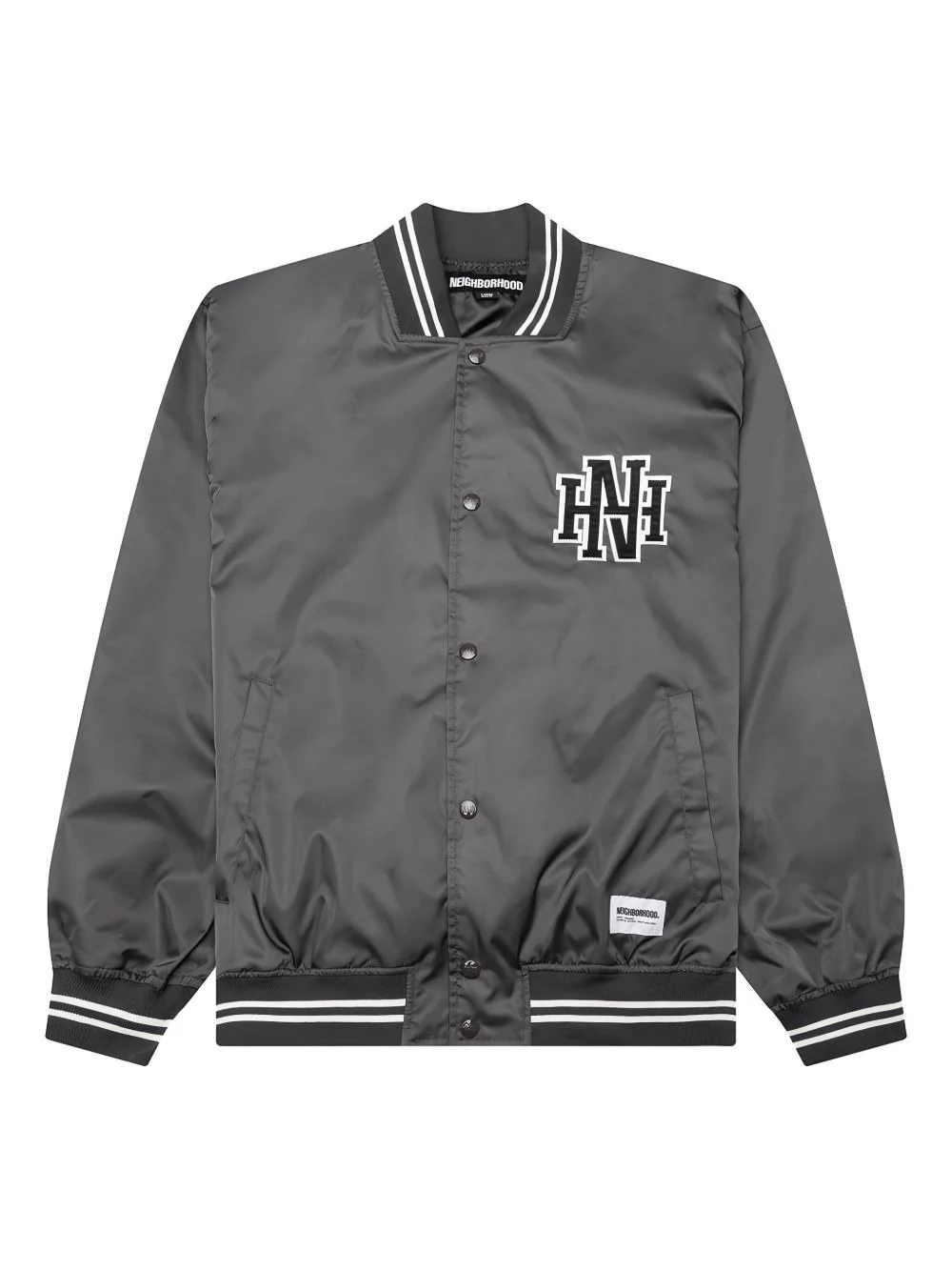 appliqué baseball jacket - 1