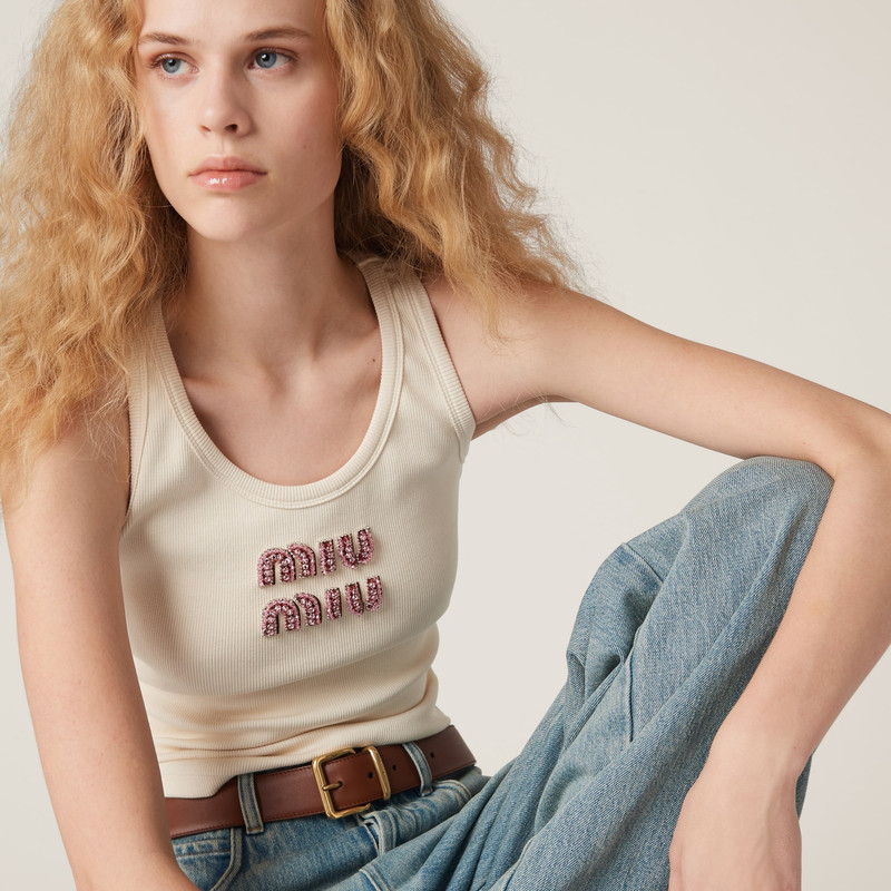 Ribbed jersey top 5