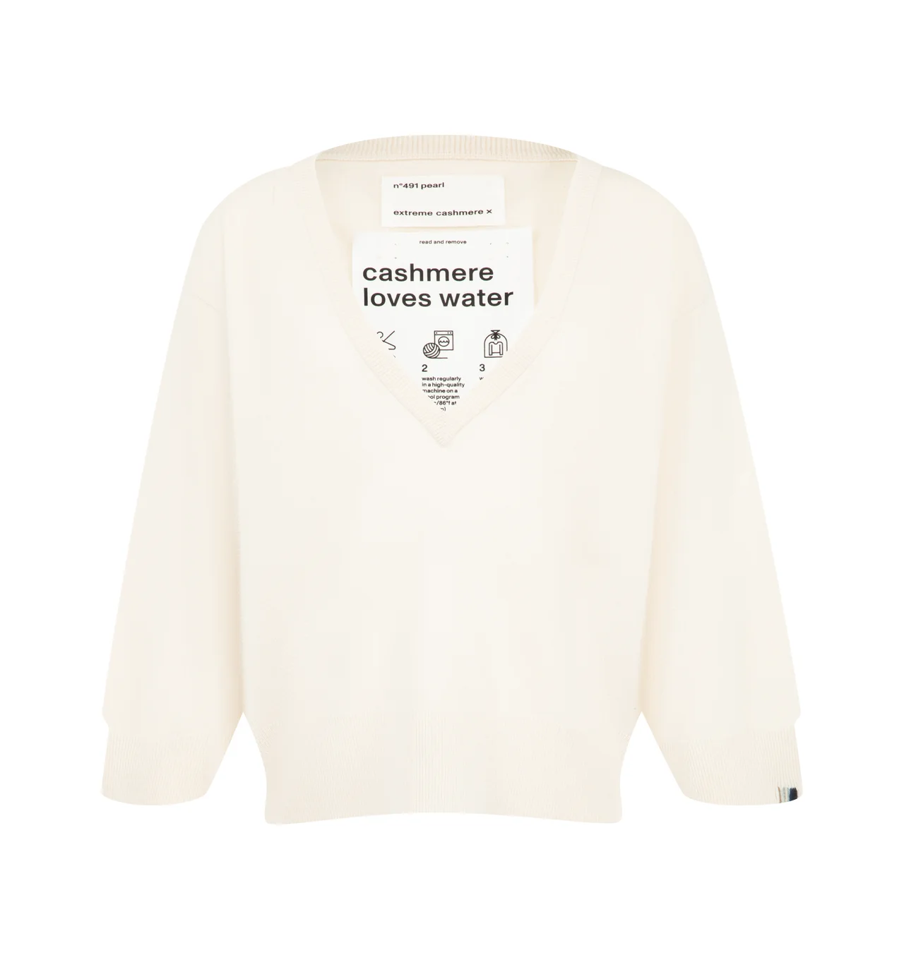 N°491 PEARL CASHMERE SWEATER - 1