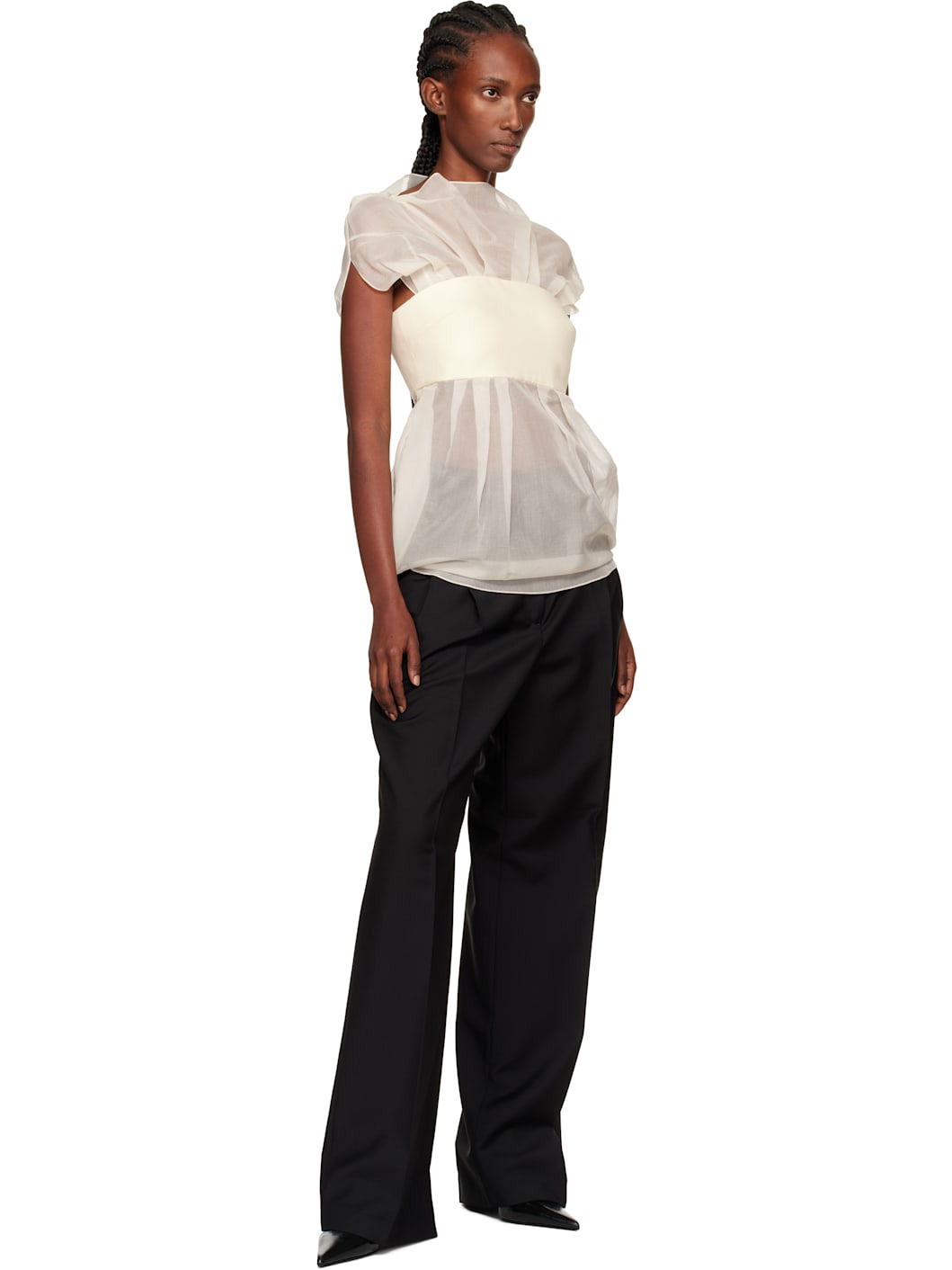White Moon Beam Blouse - 4