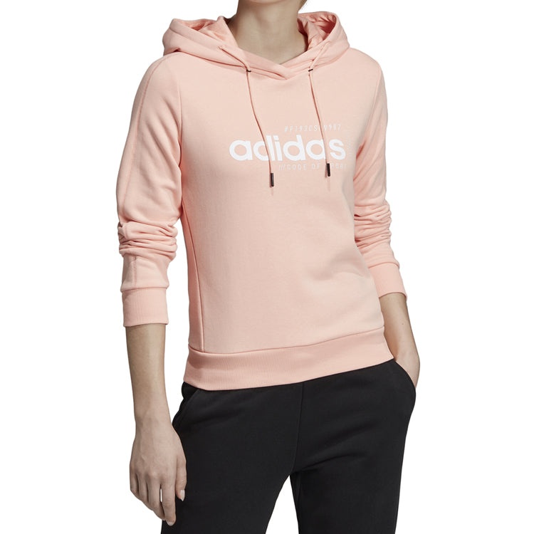 (WMNS) adidas Brilliant Basics Hoodie 'Pink' EI4636 - 3