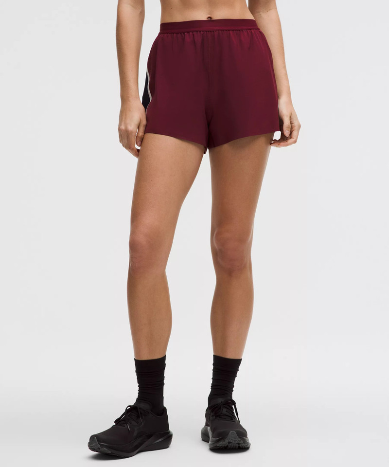 High-Rise Split Short 3" *Stripe 5