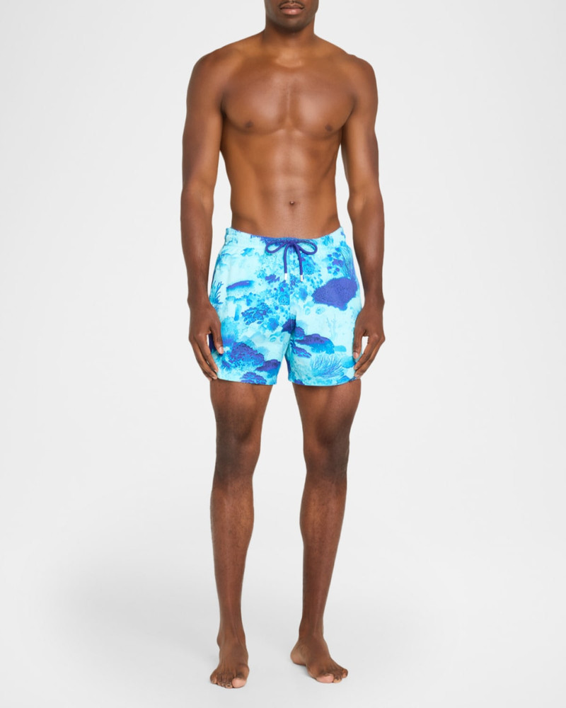 Vilebrequin Men's Coral Reef Stretch Swim Trunks outlook